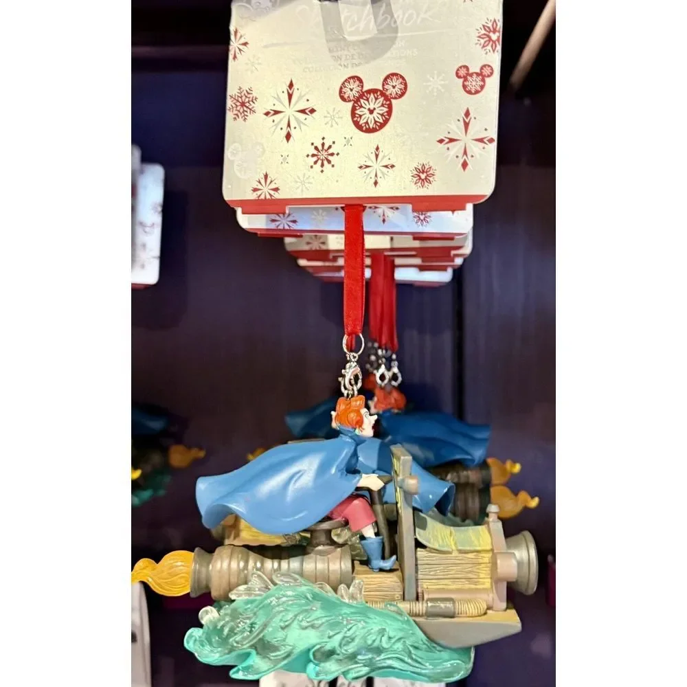 2025 Disney Parks Rescuers Down Under Villain Air Boat Ornament Sketchbook‎ NEW